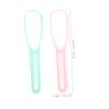 SHERCHPRY 2pcs Tongue Scraper Set for Adults and Boys and Girls Essential Tongue Cleaning Tool Removes Bad Breath and Coating Stainless Steel Easy to Use for Daily Oral Care view 2
