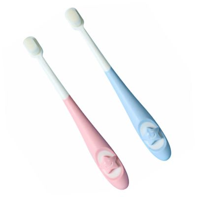 FRCOLOR 2Pcs Toothbrush Soft Bristle Oral Care for Aged Durable Design with Cartoon Star Theme Gentle Cleaning for Gums and Teeth Colors