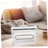 LAPYAPPE Tissue Box Holder with Phone Stand Multifunctional Desktop Storage Organizer for Tissues Remote Controls Elegant Design for Office Living Room Bedroom view 3