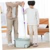 GOOHOCHY Mop Handle Reinforced Rotating Mop Pole for Efficient Floor Cleaning Telescopic Design Purple Durable Replacement Accessory for Household Use view 4