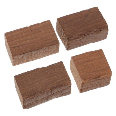 Amosfun Red Chips for Home Brewing Random Shape Oak Cubes Enhance Flavor Aroma for Wine Making Rustic Design Wood Supplies