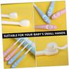 Mikinona Kids Toothbrush Set 2Pcs for 3-6-9 Years Soft Bristle Oral Care Toothbrushes for Toddlers Fun Animal Designs Suction Cup for Easy Handling view 2