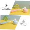 Mikinona Kids Toothbrush Set 2Pcs for 3-6-9 Years Soft Bristle Oral Care Toothbrushes for Toddlers Fun Animal Designs Suction Cup for Easy Handling view 4