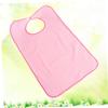 KESYOO Stripe Adult Bib Double Layer Mealtime Protector for Elderly Disabled Machine Washable Pink for Messy Meals Clothing Protection view 4