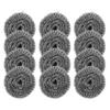 FRCOLOR 12Pcs Steel Wire Scrubbers for Kitchen Cleaning Durable Scouring Pads for Pots and Dishes Decontamination Tool for Home and Restaurant Use view 1
