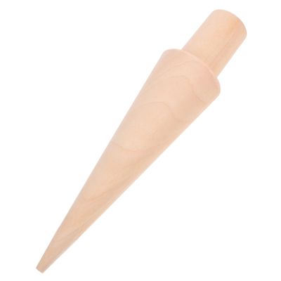 FUNOMOCYA Wooden Ice Cream Cone Maker Waffle Cone Mold for Homemade Desserts Effortless DIY Pastry Horns Versatile Baking Accessory for Family Gatherings and Special Occasions