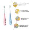 WOFASHPURET 2Pcs Toothbrush for Newborns Ergonomic Design Ultra Fine Bristles for Gentle Cleaning Cartoon Star Style for Boys view 2