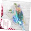 SAFIGLE 10Sheets Iridescent Cellophane Wrapping Paper for Flowers Versatile Wrapping Cellophane for DIY Crafts Special Occasions view 4