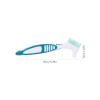 CALLARON 2Pcs Denture Cleaning Brush Dual Sided Toothbrush for Ergonomic Care of False Durable Bristles Convenient Design for Denture view 2