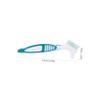 WOFASHPURET 2Pcs Double Sided Denture Brush for Braces and Dentures Durable Easy Clean Toothbrush for Home view 2