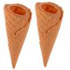 HONMEET 2pcs Realistic Ice Cream Cone Props Vivid Simulation Food Models for Dessert Table Display and Event Decorations High Simulation Fake Ice Cream Cones view 1