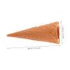 HONMEET 2pcs Realistic Ice Cream Cone Props Vivid Simulation Food Models for Dessert Table Display and Event Decorations High Simulation Fake Ice Cream Cones view 2