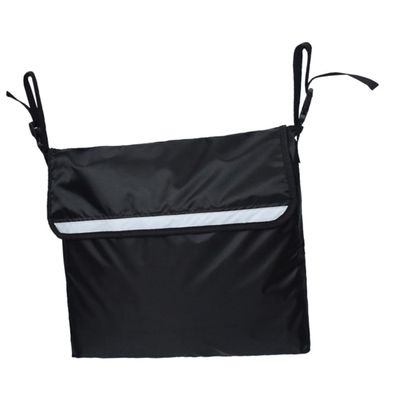 LRXIYODE 1Pc Wheelchair Storage Bag Durable Arm Rest Pouch for Easy Access and Organization for Walkers and Scooters with Straps for Seniors Convenient