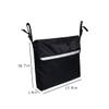 LRXIYODE 1Pc Wheelchair Storage Bag Durable Arm Rest Pouch for Easy Access and Organization for Walkers and Scooters with Straps for Seniors Convenient view 2