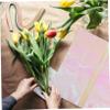 FUNOMOCYA 10Sheets Flower Wrapping Paper Cellophane Wrap for Bouquets and Baskets for Christmas Birthdays Weddings and Graduations view 3