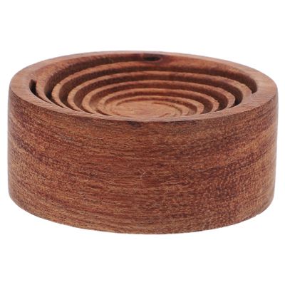 Mobestech Car Aromatherapy Wood Essential Oil Diffuser Design for Home Office and Shop Use and Smooth Round Decorative Diffuser