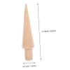 Cabilock Wooden Egg Cone Roller Sturdy Waffle Cone Mold for Homemade Ice Cream Easy to Use DIY Dessert Tool for Creative Treats Washable and Kitchen Essential view 2