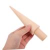 Cabilock Wooden Egg Cone Roller Sturdy Waffle Cone Mold for Homemade Ice Cream Easy to Use DIY Dessert Tool for Creative Treats Washable and Kitchen Essential view 3