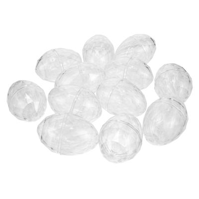 Abaodam 24Pcs Egg Shaped Candy Holder Fillable Easter Egg Box for Party Favors Decorative Container for Easter Treats and Storage