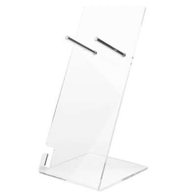 FRCOLOR Clear Hair Dryer Holder Wall Mounted Hair Tool Organizer for Bathroom Storage Rack for Salon and Home Use Stylish Vanity Accessory for Blow Dryers