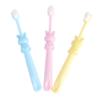 KAILIKETIY 3Pcs Cartoon Shape Toothbrush for Soft Bristles Rabbit Design for Years Old Promotes Oral with Tongue Cleaner view 1