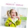 KAILIKETIY 3Pcs Cartoon Shape Toothbrush for Soft Bristles Rabbit Design for Years Old Promotes Oral with Tongue Cleaner view 4