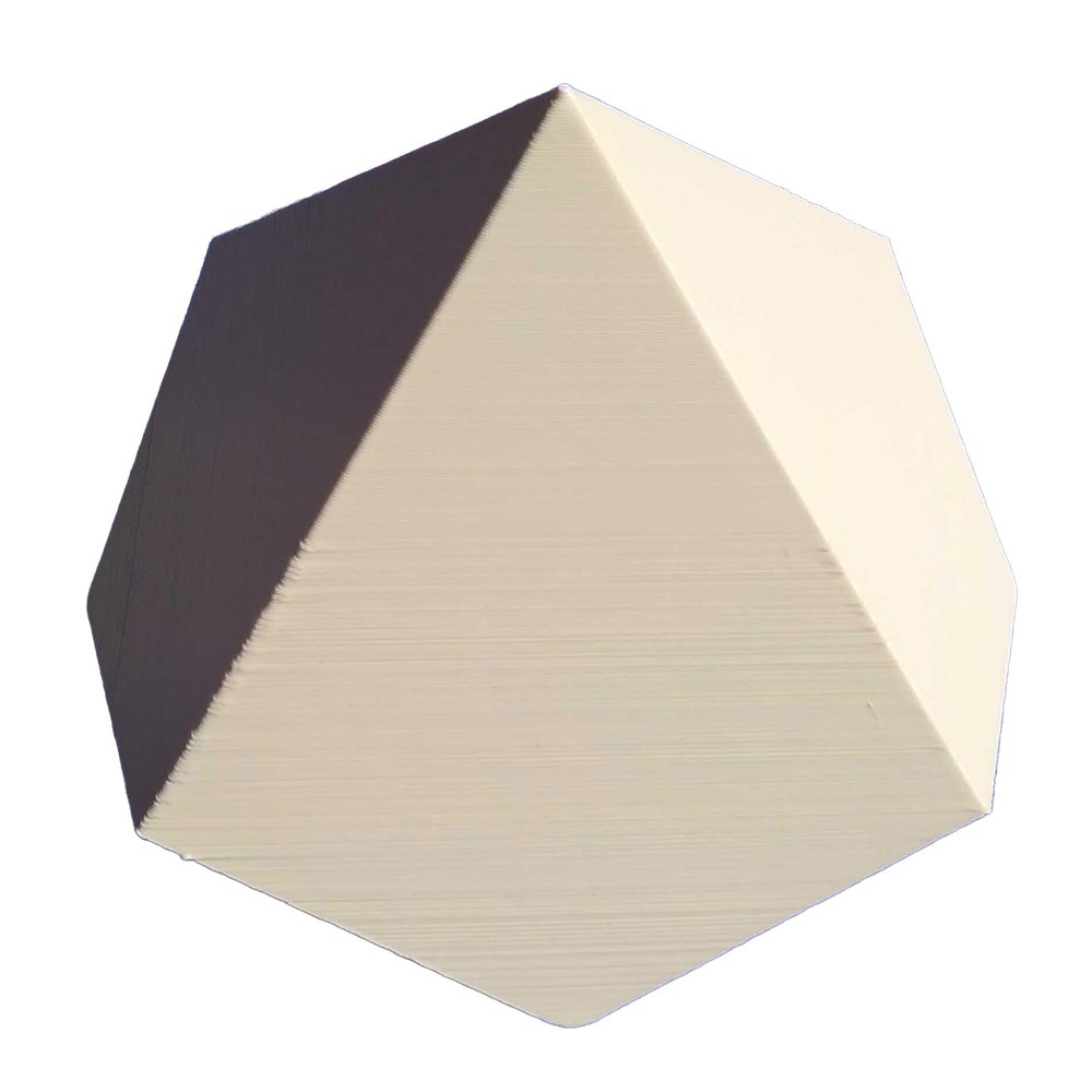 The Equilateral 2x2 Pyramid Apex Connector Piece