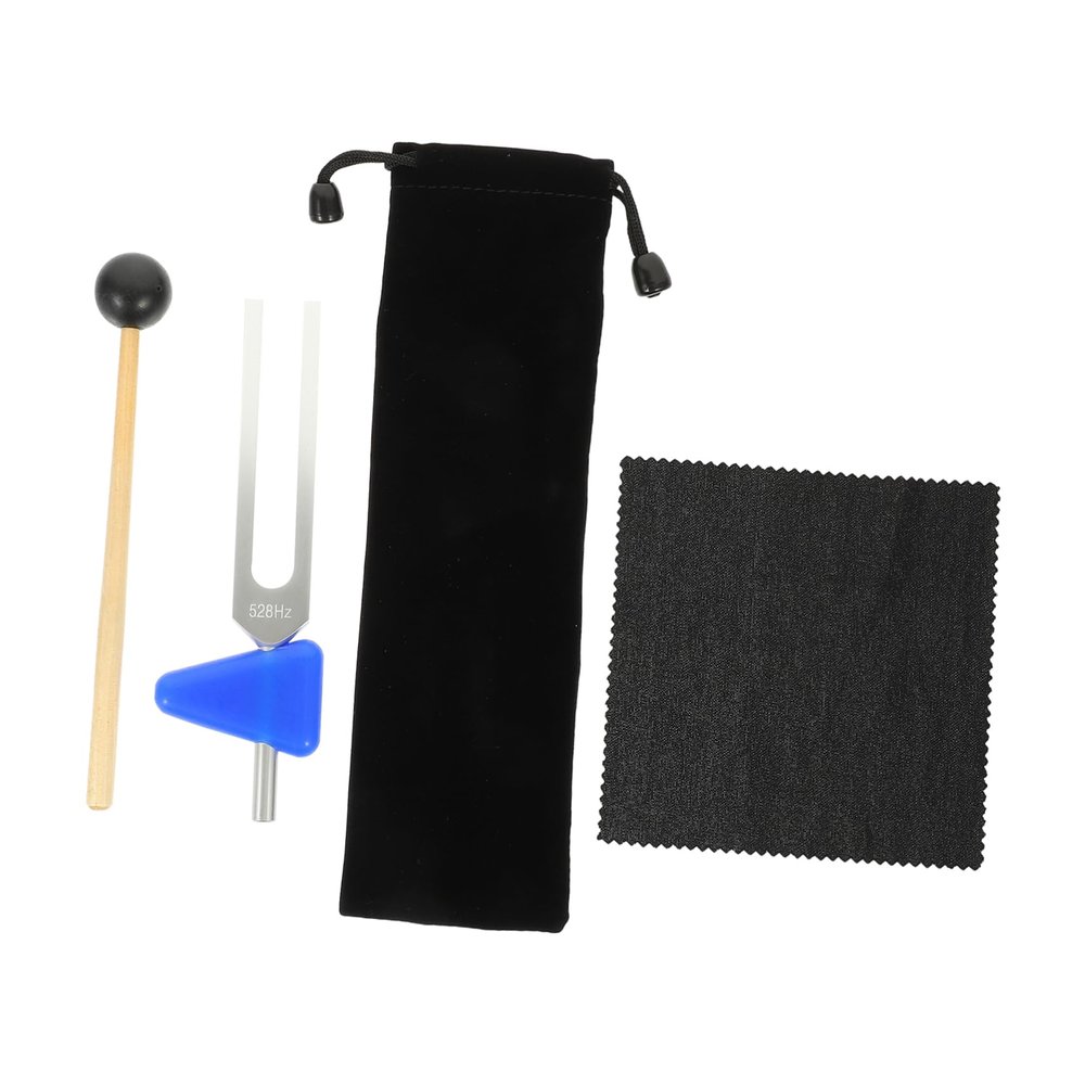 EPIGEIST 1Set Tuning Fork with Hammer Sound Therapy Instrument for Healing Yoga Meditation Easy to Use Compact Storage Chakra Healing Tool