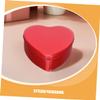 BCOATH 10pcs Heart Shaped Red Metal Tins with Lids Versatile Candy Storage Box for Weddings Valentine Day and Special Celebrations Durable Tinplate for Treats and Treasures view 3