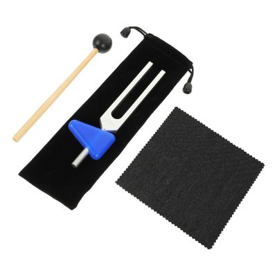 Beaupretty 1Set Tuning Fork for Chakra Healing Musical Instrument with Mallets for Sound Therapy Yoga and Meditation Includes Complete Accessories