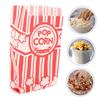 INOOMP 20pcs Oil-Proof Paper Popcorn Bags for Individual Servings Food Grade Greaseproof Popcorn Containers for Parties Movie Nights and Events view 3