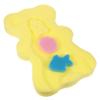Baby Bath Sponge Support Cushion Mat for Tubs, Bear Shape Yellow view 1