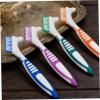 Beaupretty 4Pcs Dual Sided Denture Cleaning Brush Soft Bristle Teeth Cleaner for False Portable Hard Denture Care Brush for Oral view 4