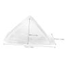 Luxshiny 100Pcs Transparent Sandwich Box and Recyclable Plastic Lunch Baking Cake Holder for Store and Home for Fresh Keeping and Displaying Food view 2