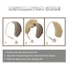 BOCOKO Hearing Aid Covers Protect Hearing Amplifiers from Sweat, Dirt and Moisture, Fits Hearing Instruments 1.2 to 1.4 (Beige, Medium) view 4
