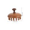 Beaupretty Wooden Scalp Massager Comb Wide Tooth Design for Deep Tissue Head Massage Handheld Tool for Hair Care and Relaxation for Women and Men view 2