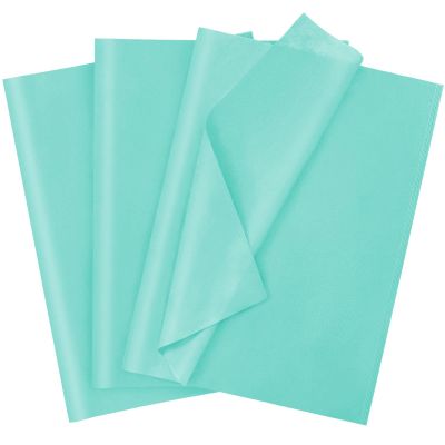 120 Sheets 20"X14" Tissue Paper for Gift Bags Wrapping, Teal Art Tissue Paper Bulk for Weddings Birthday Party Crafts Decoration