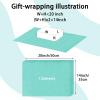 120 Sheets 20"X14" Tissue Paper for Gift Bags Wrapping, Teal Art Tissue Paper Bulk for Weddings Birthday Party Crafts Decoration view 2
