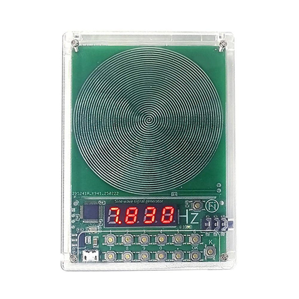 7.83Hz Frequency Generator for Healing, 0.1HZ-100000Hz Adjustable Sound Frequency Machine Healing Device, Schumann Wave Resonance Generator, USB Powered Sound Healing Frequency Device