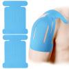 10pcs Kinesiology Tape for Shoulder, Breathable & Latex-Free Pre-Cut Kinesiology Recovery Athletic Sticker Strips for Shoulder Support Stability Muscle Sports view 1