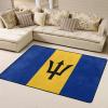 100% BLUE COLLAR Washable Entry Rug Barbados Flag Soft Absorbent Indoor Door Mat Kitchen Mat for Bathroom Floor, Tub, Shower view 4