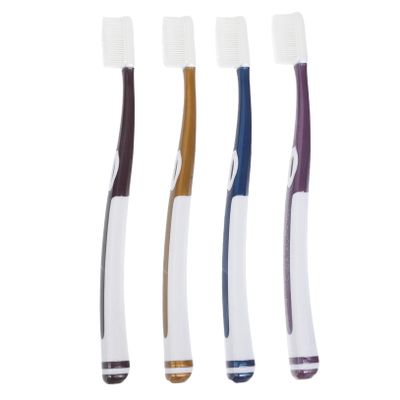 GANAZONO 1Set Portable Nano Silicone Toothbrush for Adults Ergonomic Design Soft Bristles for Gentle Oral Care for Friends and Family