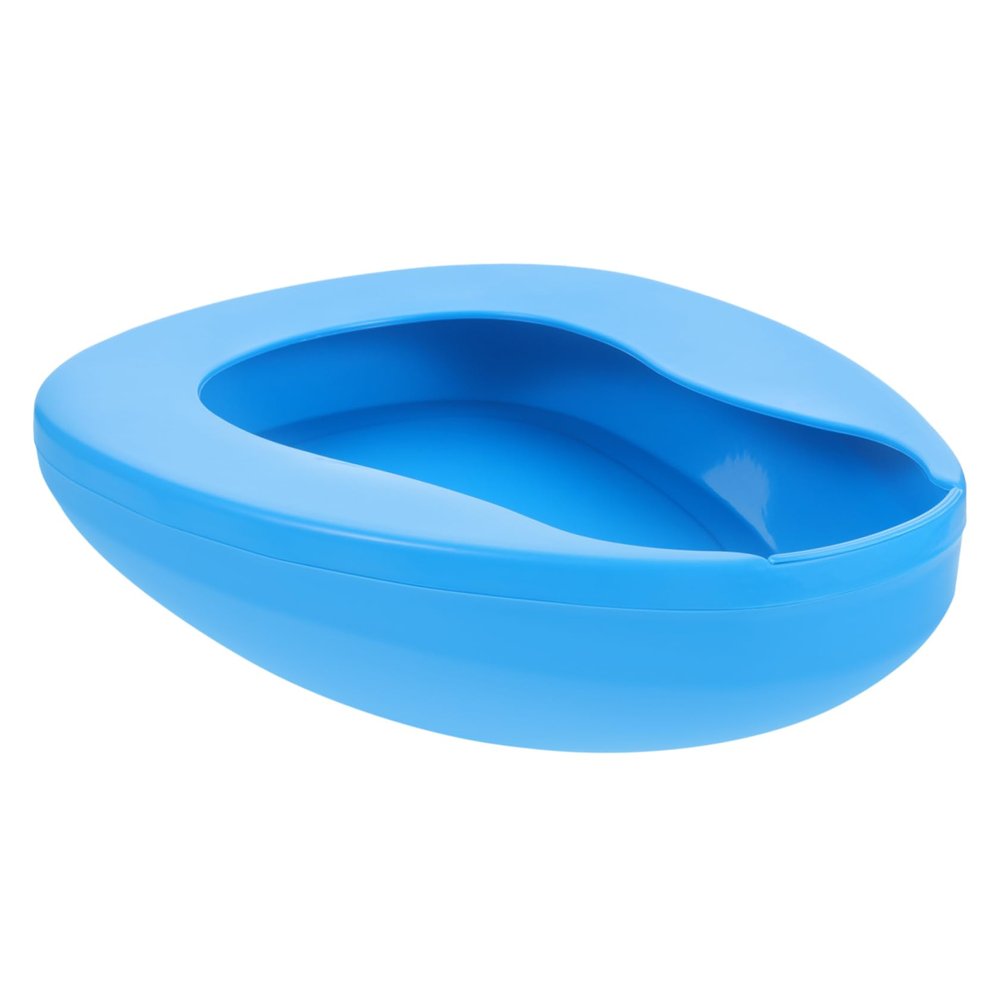 Mikinona Portable Bed Pan for Patients Durable Chamber Pot Lightweight and Easy to Clean Hospital Accessory for Elderly and Bedridden Use