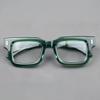 BETSION Retro Acetate Reading Glasses Thickened Square Eyeglasses Frames Nerd Men Women Full Rim Vintage (Green, 1, x) view 2