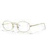 RB.Pilot Oval Reading Glasses for Women Men Blue Light Blocking Computer Thin Metal Full Rim Frame Readers view 1