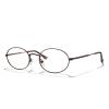 RB.Pilot Oval Reading Glasses for Women Men Blue Light Blocking Computer Thin Metal Full Rim Frame Readers view 1