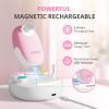 AIRSEE Baby Nail Trimmer Electric, Newborn Nail Clipper with Light, Safe & Easy Electric Nail File Baby Nail Clippers Baby Nail Care Set with LED Light, 6 Replacement Heads & Storage Case, Pink view 4
