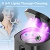 2026 New Ultrasonic Retainer Cleaner Machine 45kHz Retainer Cleaner with Digital Timer & 3 Modes, 200ML Large Capacity Ultrasonic Cleaner for Dentures, Night Guards, Braces, Aligner, Jewelry (Black) view 3