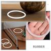 EXQUIMEUBLE 3Pcs Singing Bowl Durable Rubber Sound Bowl Cushions Elegant Design for Meditation Relaxation Inner Accessory for Music Bowls view 4