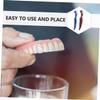 OUNONA 2Pcs Double-Sided Denture Brush Set Soft Bristles Waterproof Denture Cleaning Tool for Travel Suitable for Elderly and Wearers view 4